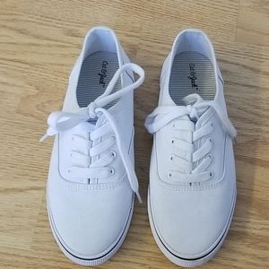 White Canvas Shoes
